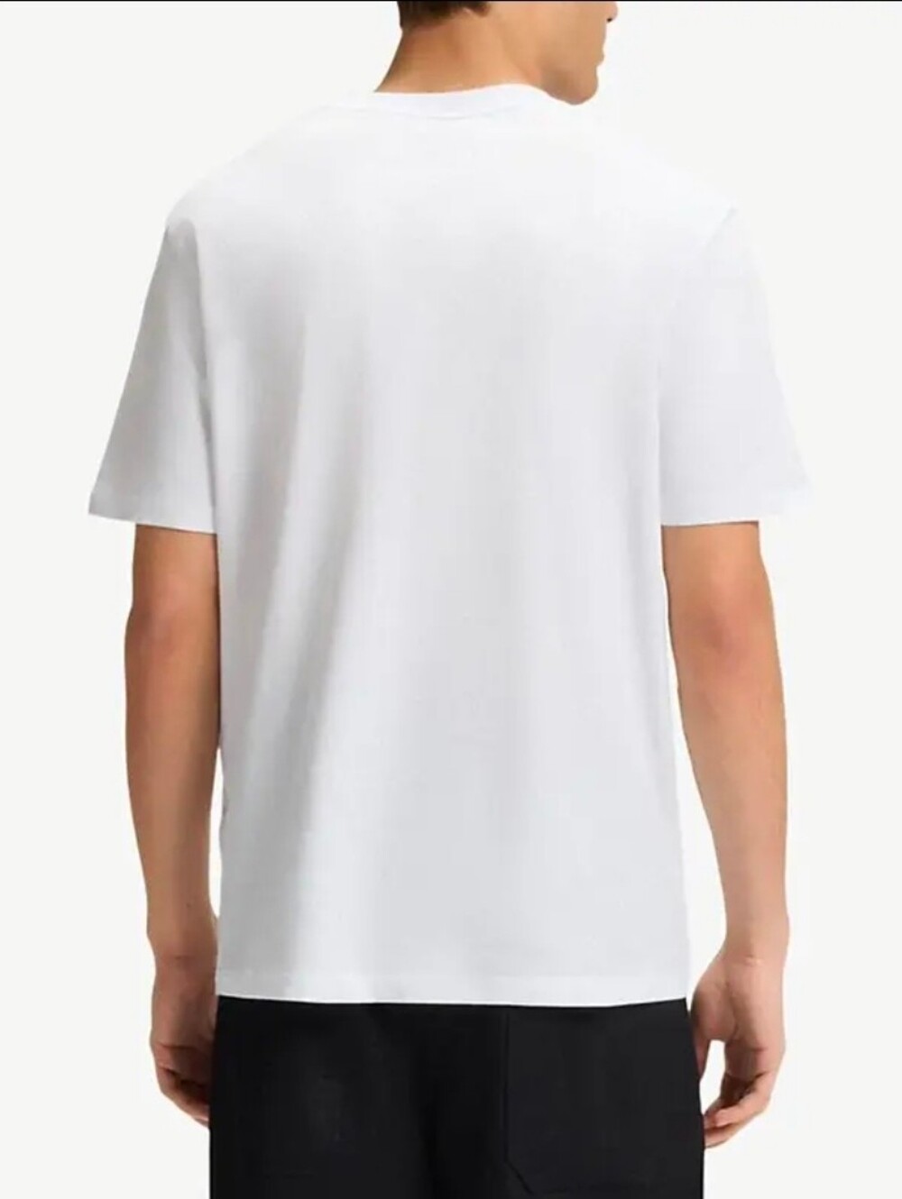 $69 Hugo Boss Mens Dobero Short Sleeve Crewneck Logo T-Shirt - Picture 3 of 10